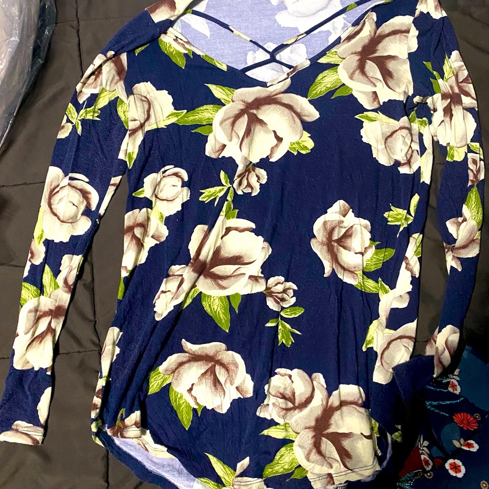 Floral long tunic